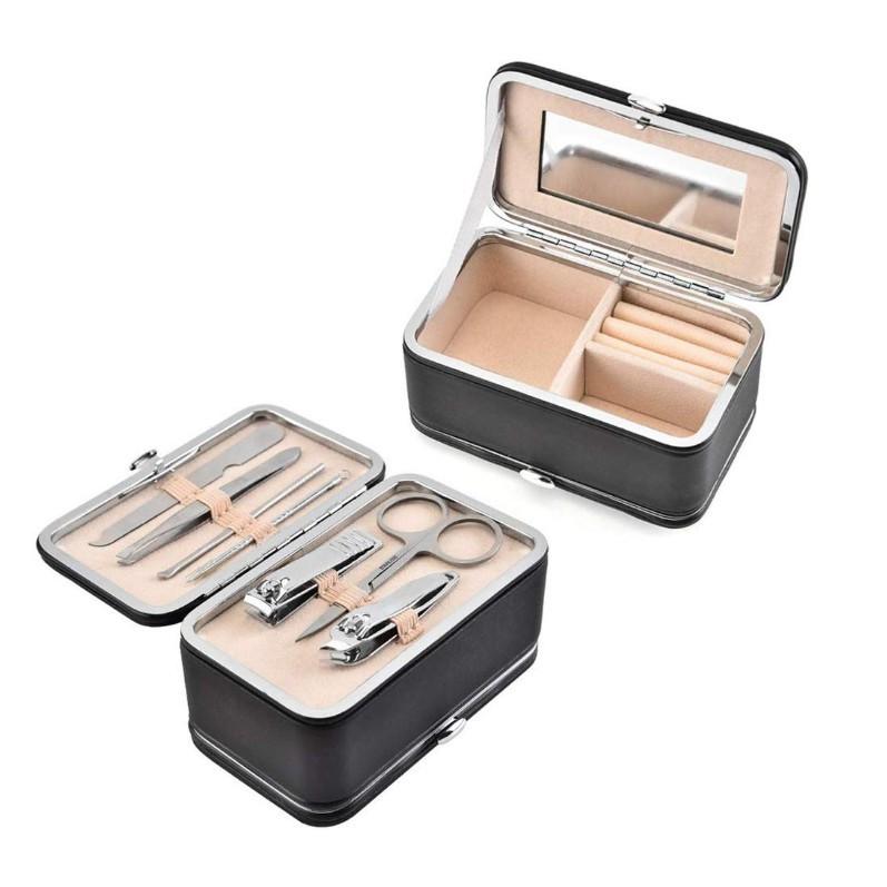 Hộp đựng trang sức đa năng có gương  - Gia dụng SG