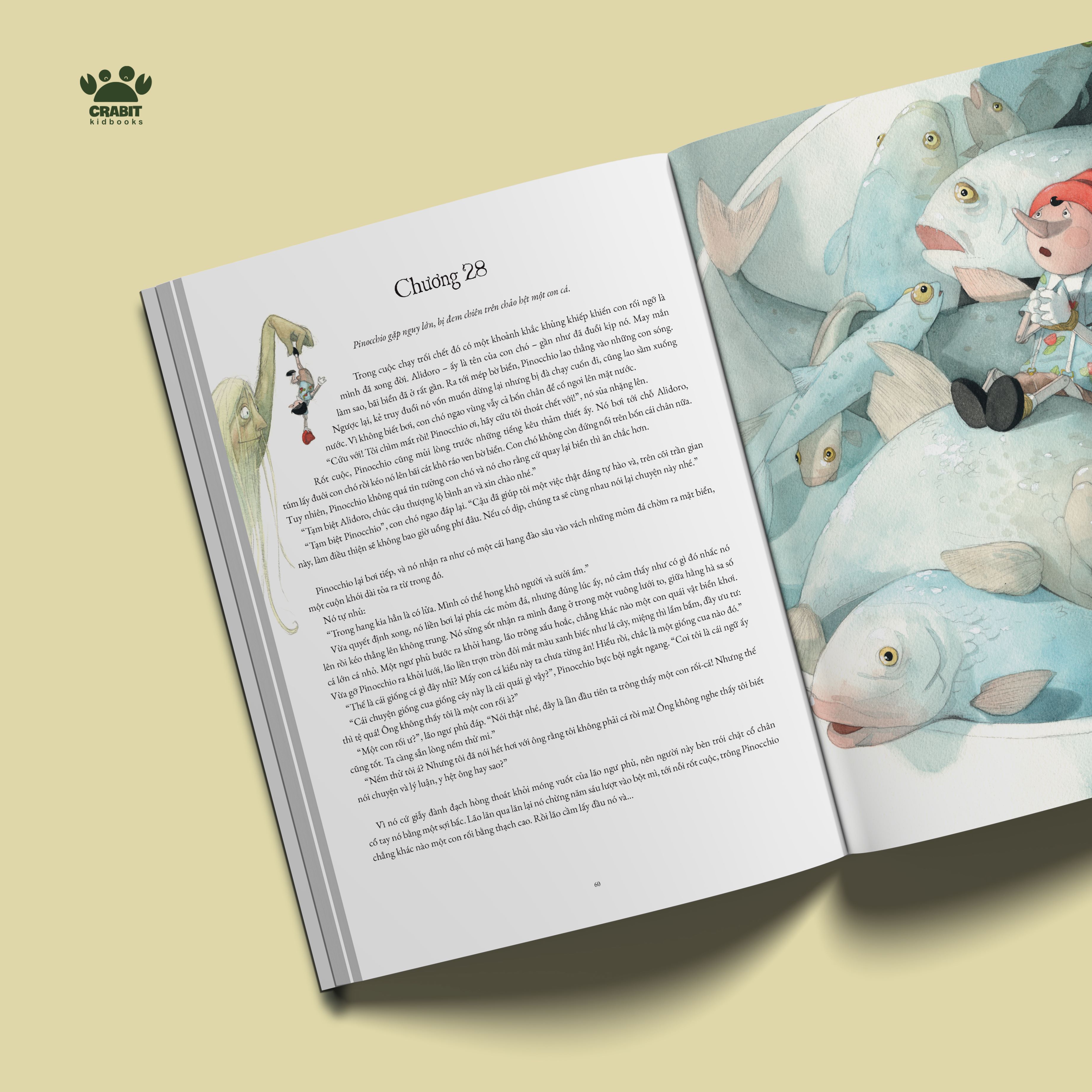Sách - Pinocchio - Crabit Kidbooks