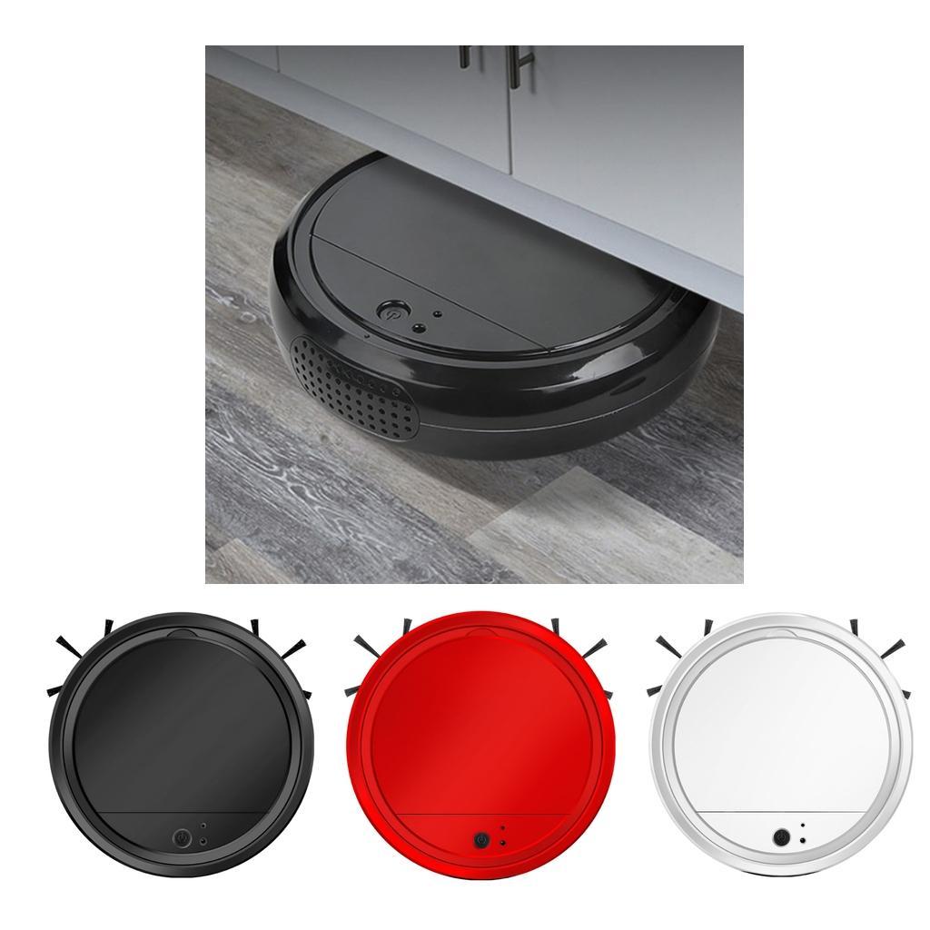 Automatic Mopping Sweeper Ultraviolet Sterilization Vacuum Cleaner 7cm Red