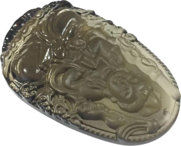 Mặt Dây Chuyền Phật Thiên Thủ Thiên Nhãn Đá Thạch Anh Khói Ngọc Quý Gemstones TTTNTAK