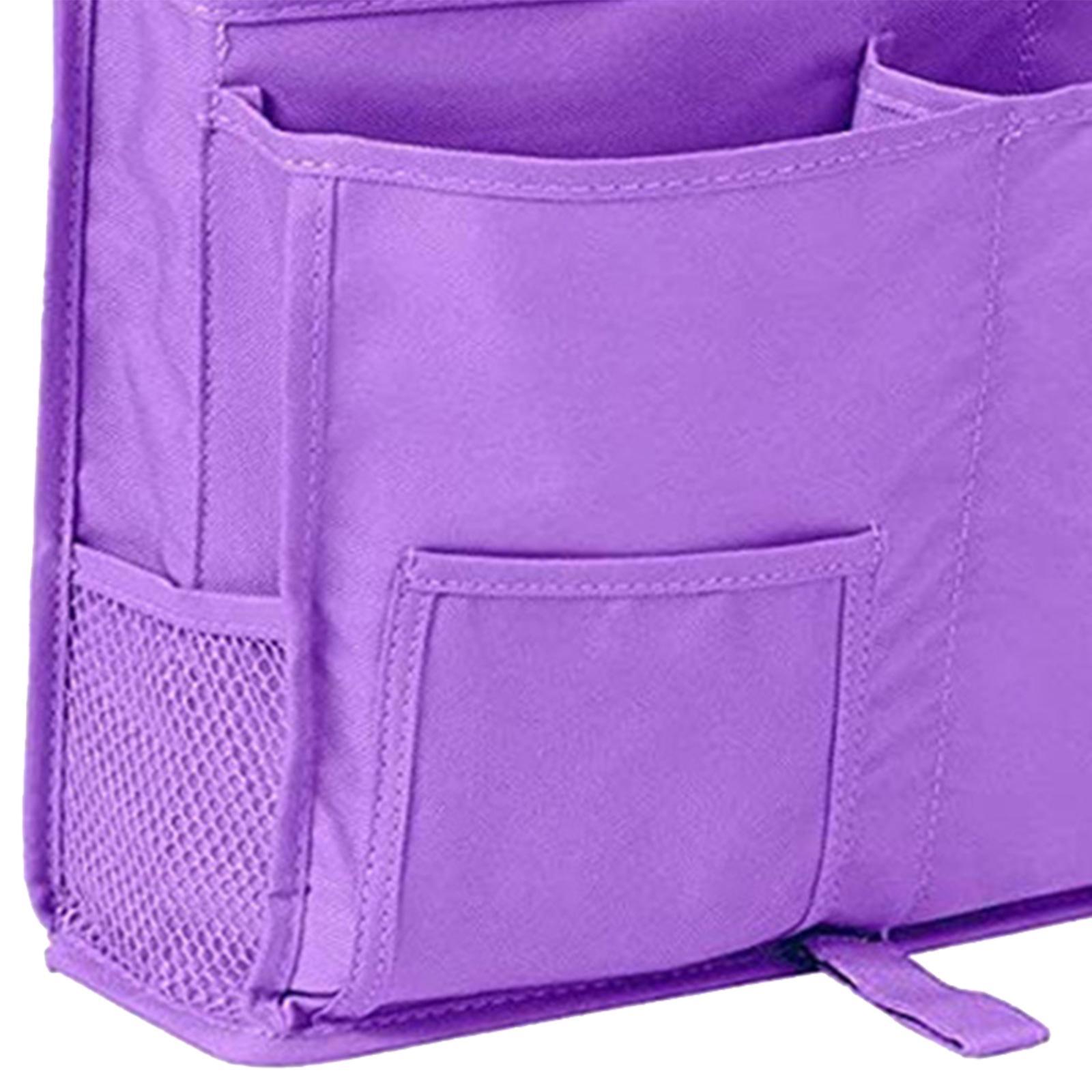 Hanging Bed Organizer Bed Rail Storage Bag for College Dorm Bed Bedroom