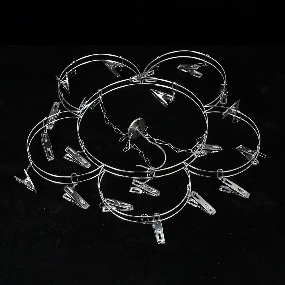 Móc treo quần áo 20 Kẹp bằng thép không gỉ, giá phơi quần áo trẻ em