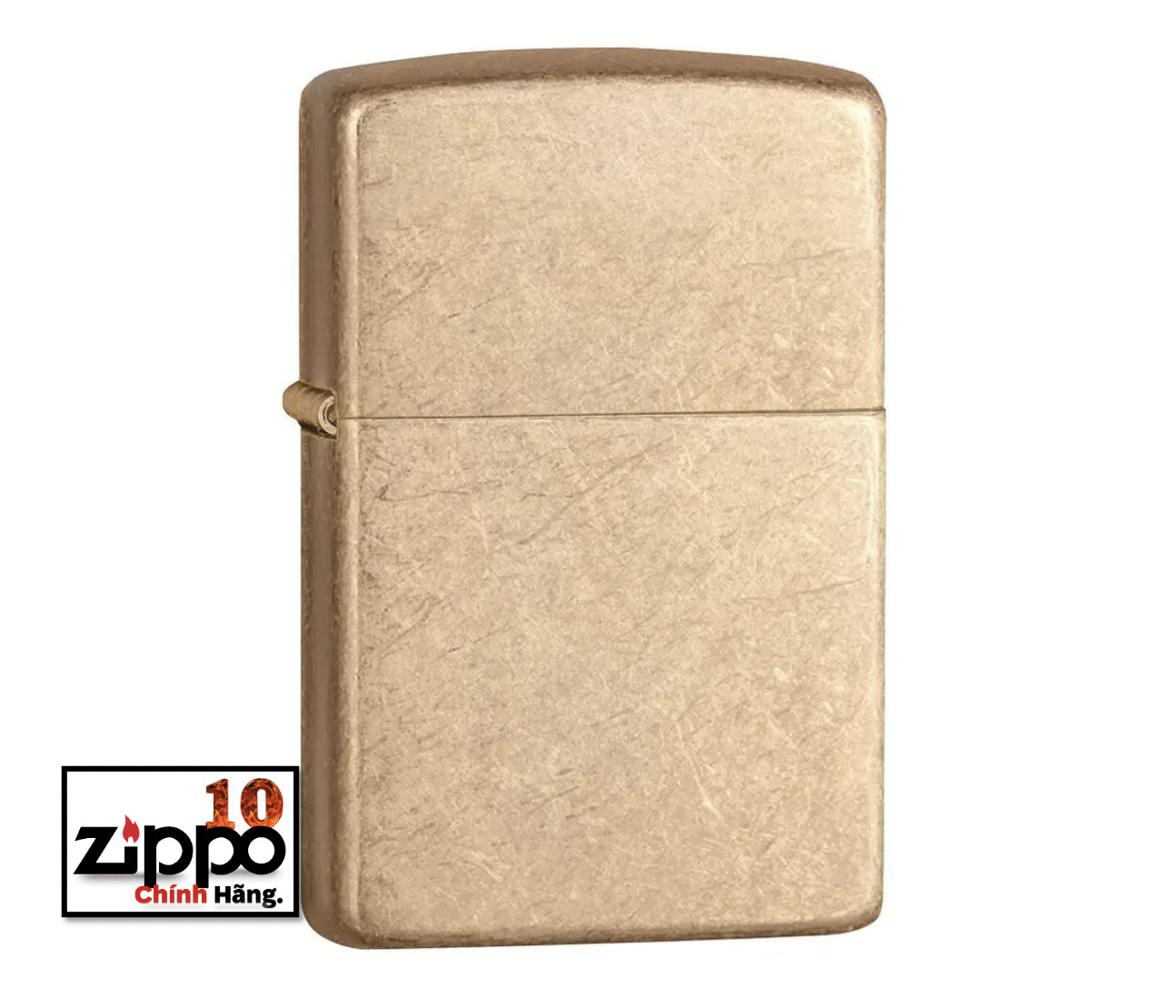 Bật lửa Zippo 28496 Tumbled Brass Armor - Chính hãng 100%