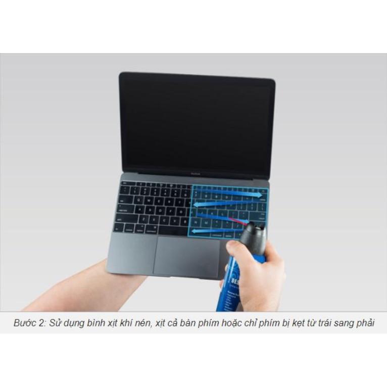 Bình xịt khí nén vệ sinh dành cho bàn phím Macbook Laptop