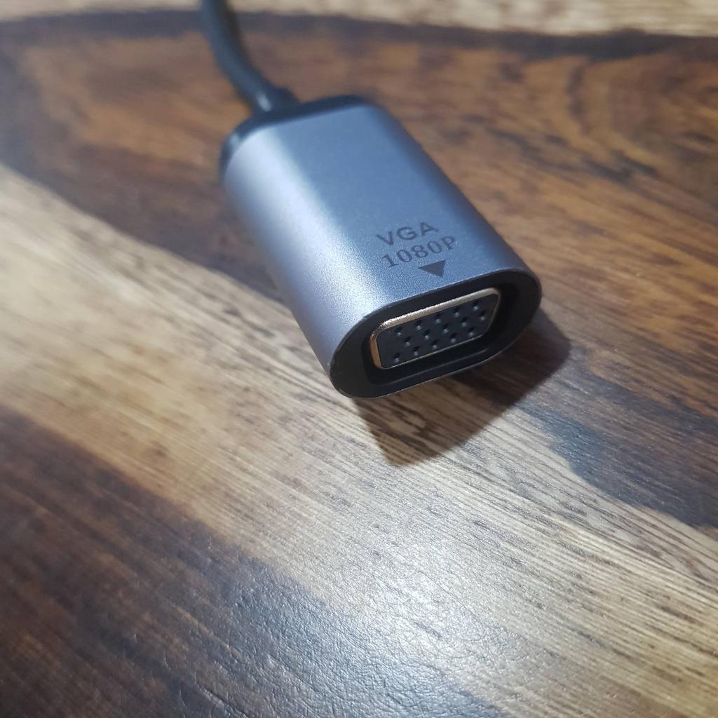 Cáp chuyển tín hiệu Usb Type-c ra VGA, Type-C to VGA - FullHD - Hồ Phạm