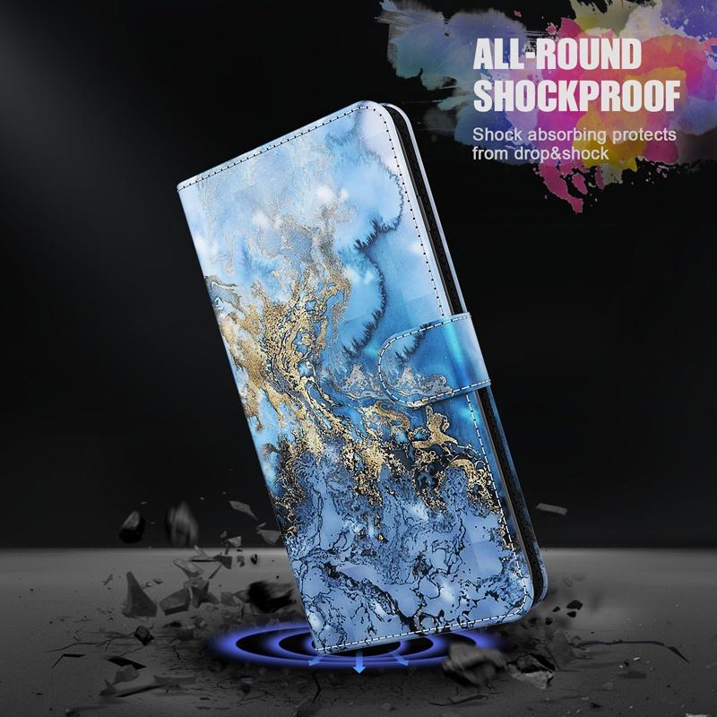 Ốp lưng da nắp gập in hình cho điện thoại Google Pixel 6 Pro
