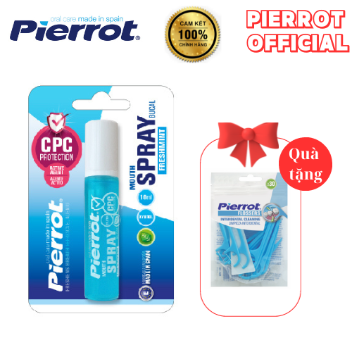 Nước xịt thơm miệng, diệt khuẩn PIERROT MOUTH SPRAY