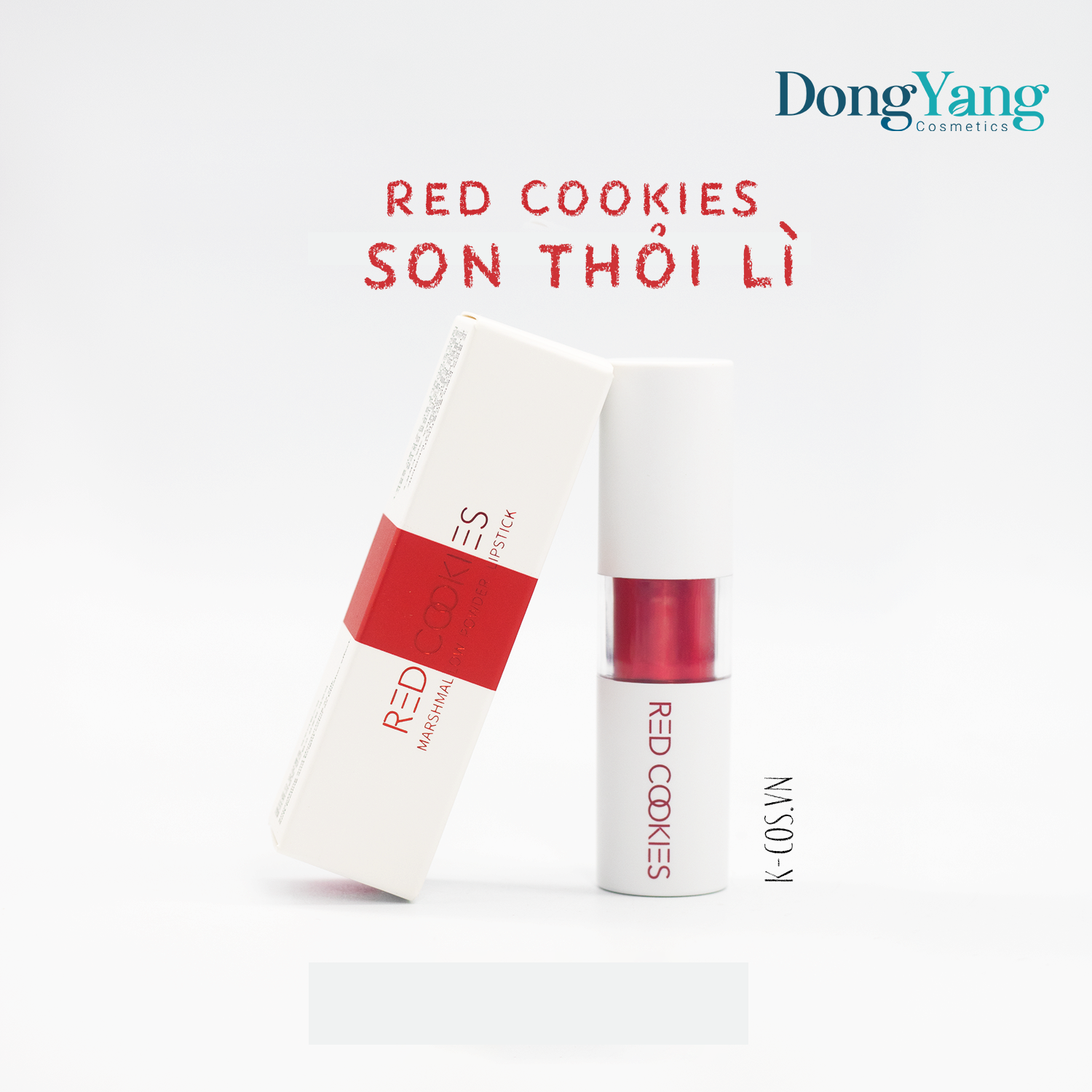 Son Thỏi Lì Marshmallow Powder Lipstick Red Cookies Hàn Quốc - Màu A5 Hồng San Hô