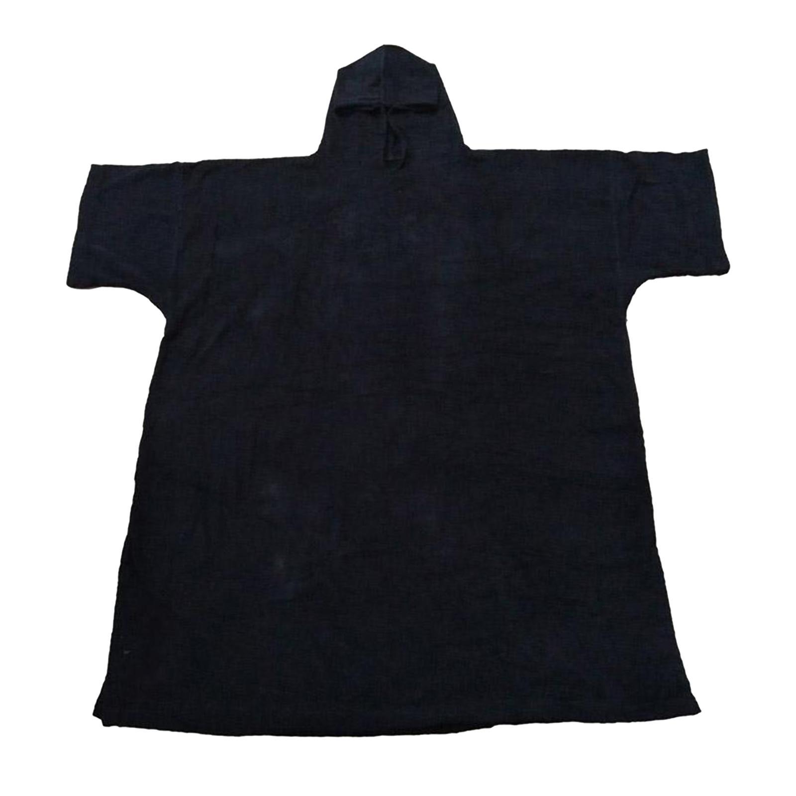 Unisex Changing Drying Coat Robe Towel Surf Poncho Swim Wetsuit