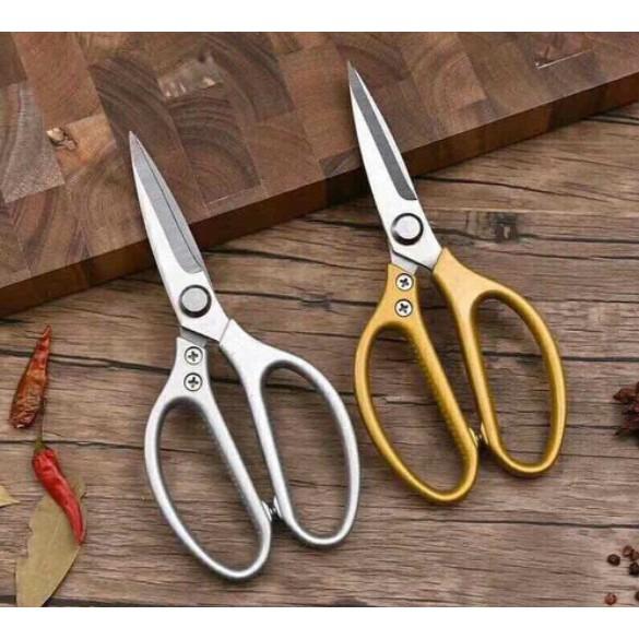 Kéo Cắt Gà - Kéo bếp Inox Cắt Thịt Gà Vịt Siêu Bén