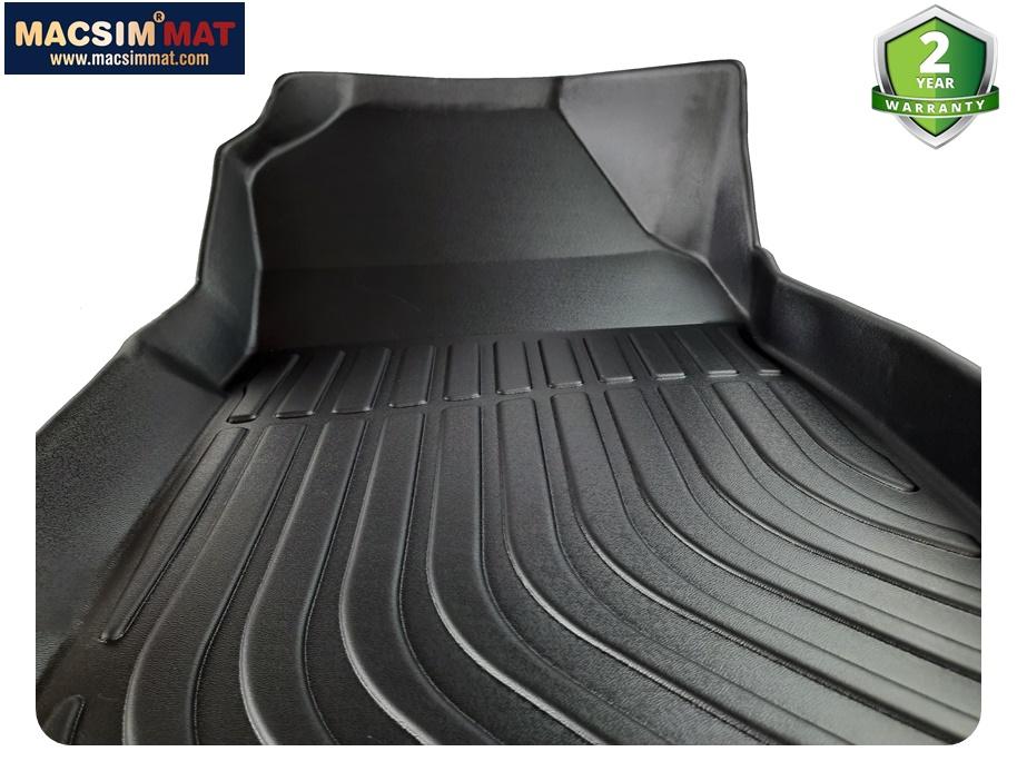Thảm lót sàn xe Ford Ecosport 2013-2017 Nhãn hiệu Macsim chất liệu nhựa TPV cao cấp màu đen