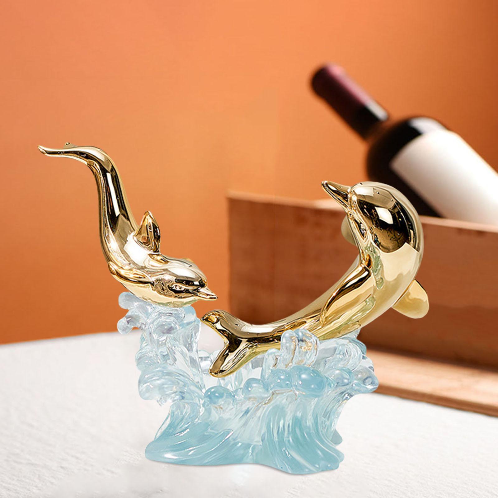 Creative Creative Dolphin Rack Animal Sculpture Crafts for gifts