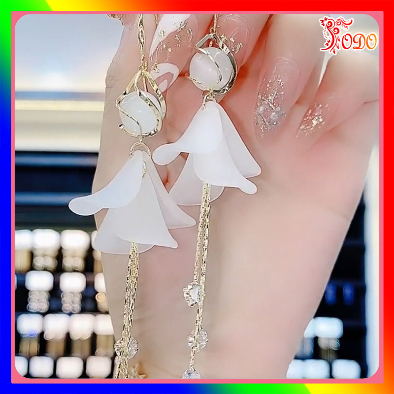 Bông tai kiểu Hàn Quốc trang nhã CF483 sang chảnh xuân hè thu đông sang trọng trẻ trung đi đám cưới - [Thời Trang ToDo]