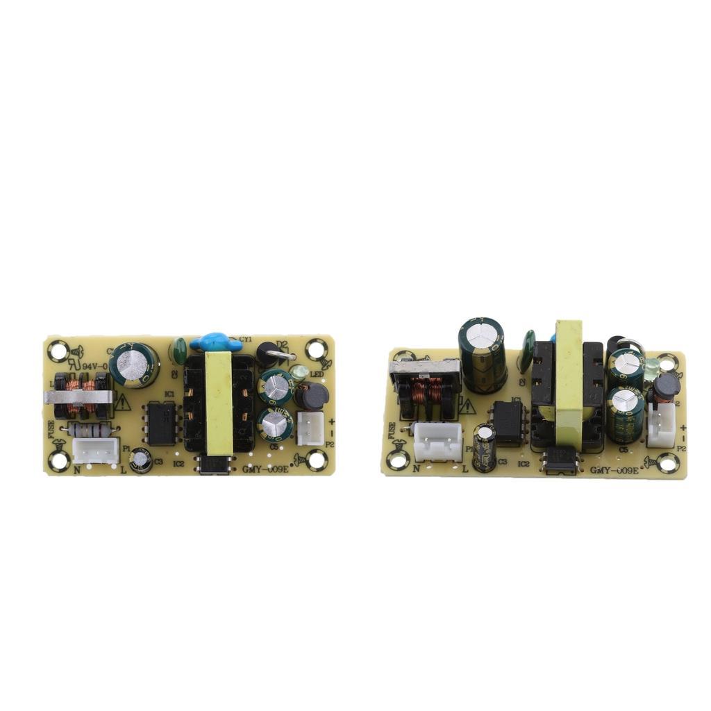 2pcs AC-DC 100-240V To 5V 2A 10W Isolated Switching Mode Power Board Adapter