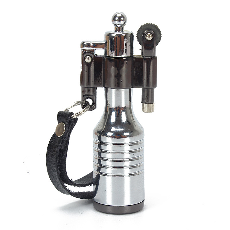 Vỏ Hột Quẹt Bật Lửa Xăng Đá Kiêm Móc Khóa U03 Thiết Kế Đẹp Độc Lạ - Dùng Xăng Bấc Đá Cao Cấp