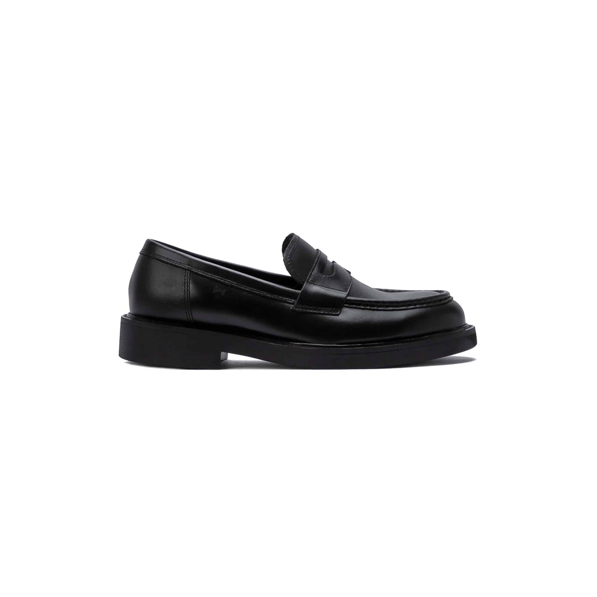 Giày Nam Loafer Penny Black Thời Trang Cao Cấp Tăng Chiều Cao 4cm