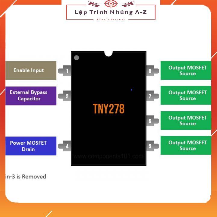 [Lập Trình Nhúng A-Z][88] IC Nguồn TNY278PN TNY278P TNY278 DIP-7