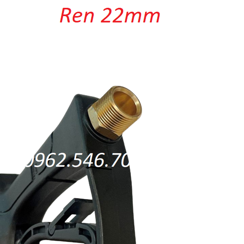 Súng rửa xe áp lực cao kèm đầu béc 0-15-25-40 độ gắn máy xịt rửa xe áp lực cao - Ren 14mm hoặc 22mm