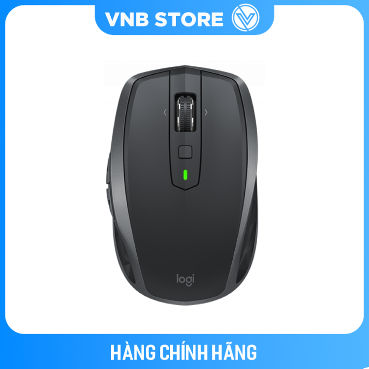 Chuột không dây Bluetooth Logitech MX Anywhere 2s - nhỏ gọn, dùng mọi bề mặt, con lăn HyperFast, sạc nhanh USB-A, phù hợp Mac/ Laptop - Hàng chính hãng