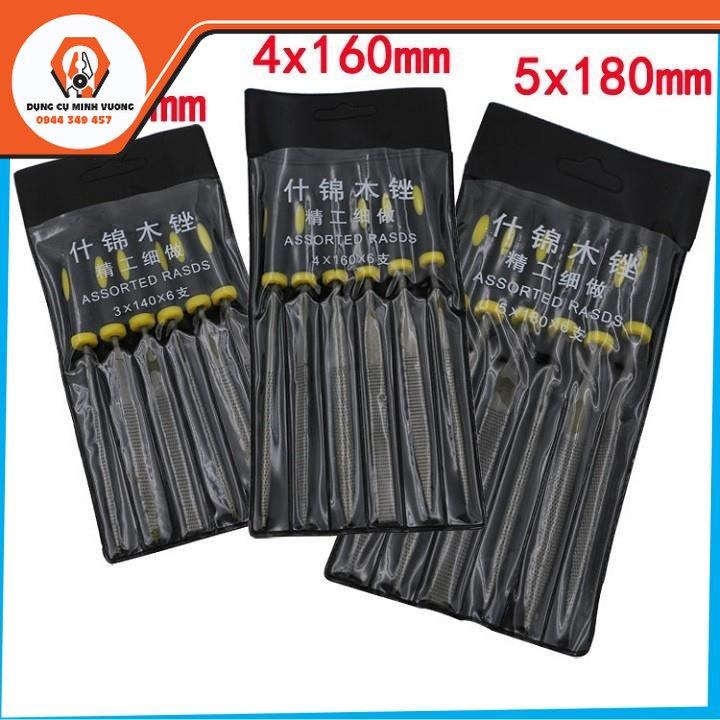 BỘ DŨA GỖ 6 CÂY TIỆN DỤNG DÀI 160mm- TN530