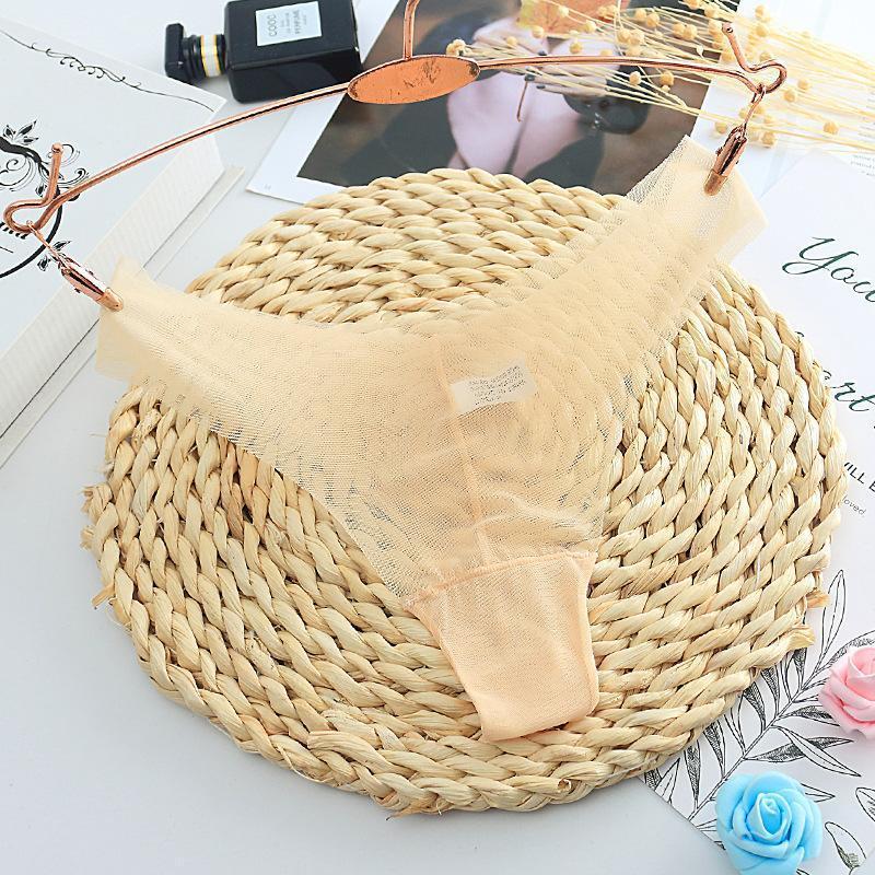 Quần lót nữ chất liệu lưới thun tuyn siêumỏng, siêuthoáng mát. l ọ t. k h e Women Đen