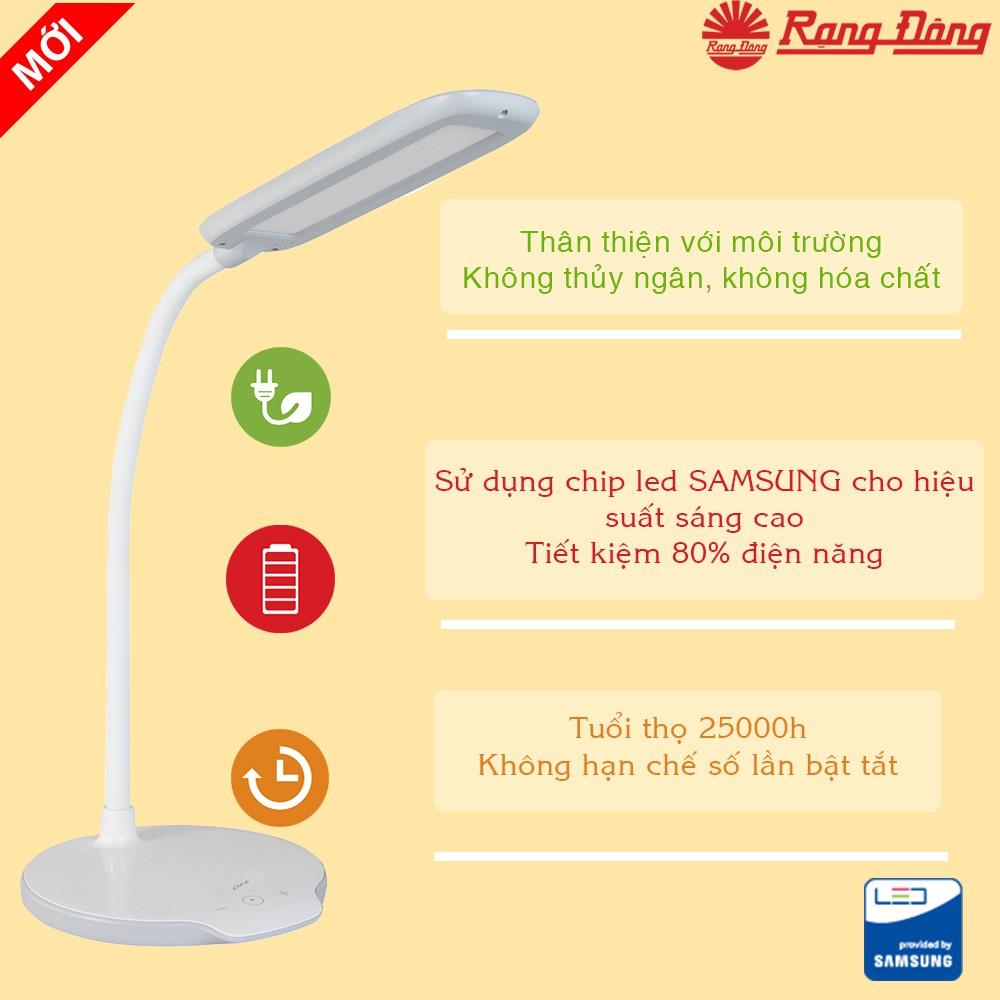 Đèn bàn LED Cảm ứng Bảo vệ thị lực Công nghệ Chip LED Samsung 3 chế độ màu điều chỉnh ánh sáng 5 mức RT-RD-RL 22