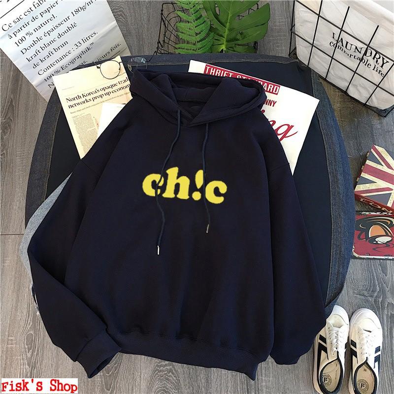 Áo hoodie lót nỉ Chic