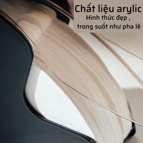 V60 hộp đựng giấy lọc cà phê tiện lợi chống bụi bẩn ẩm mốc kèm lắp đậy thiết kế hiện đại và thanh lịch