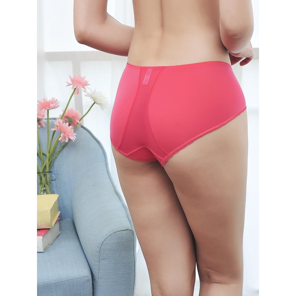 Quần Lót Nữ Trơn Cạp Cao LUPERI SP732 Dáng Bikini Phom To, Chất Liệu Microfiber Nhập Khẩu Mềm Mịn Co Giãn Không Lằn Mông