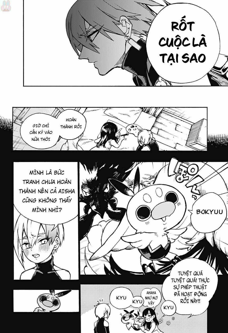 những bức họa quái dị của phù thủy chapter 4 36