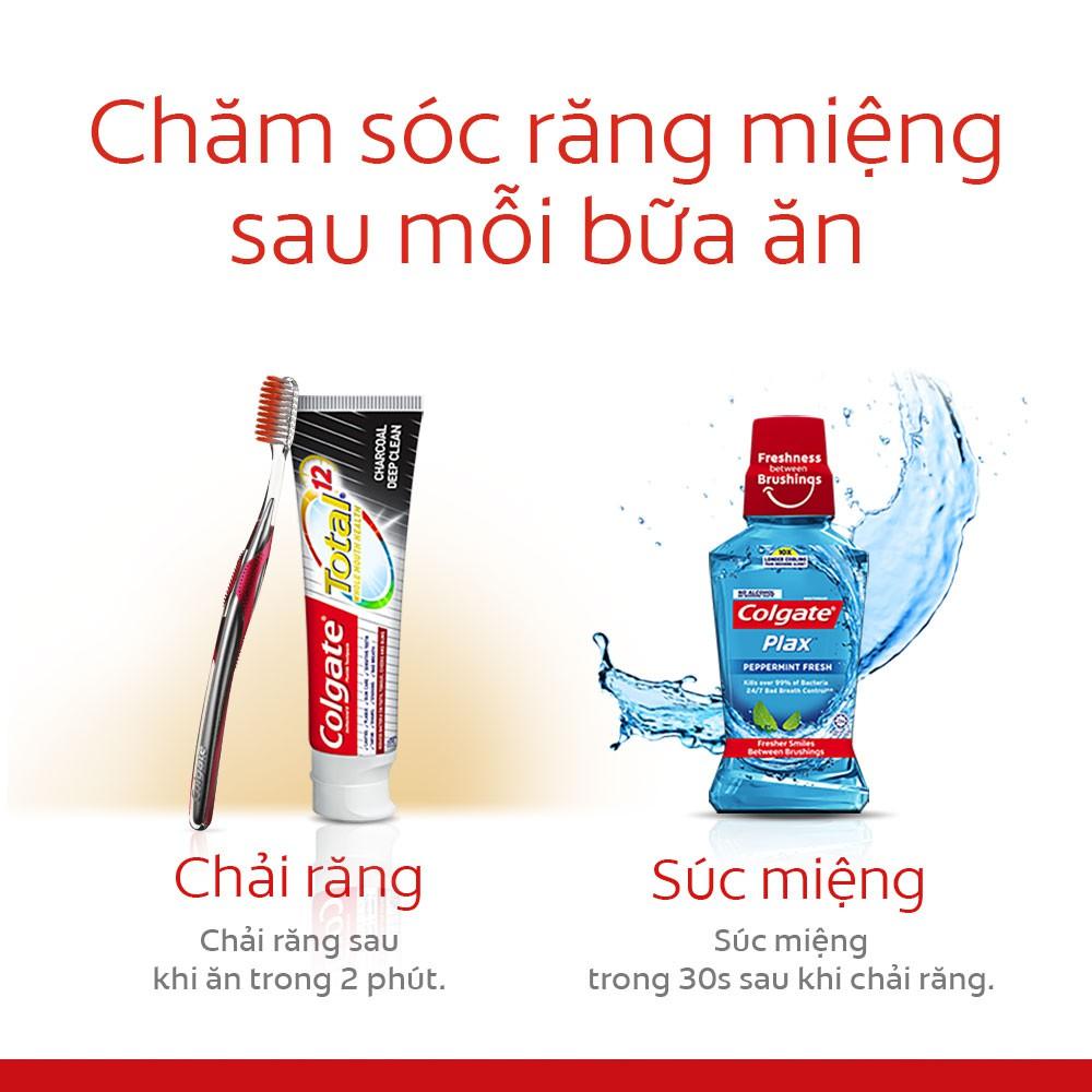 Bàn chải đánh răng Colgate ngăn chảy máu nướu SlimSoft Advanced từ khoáng núi lửa siêu mềm mảnh (Màu ngẫu nhiên)