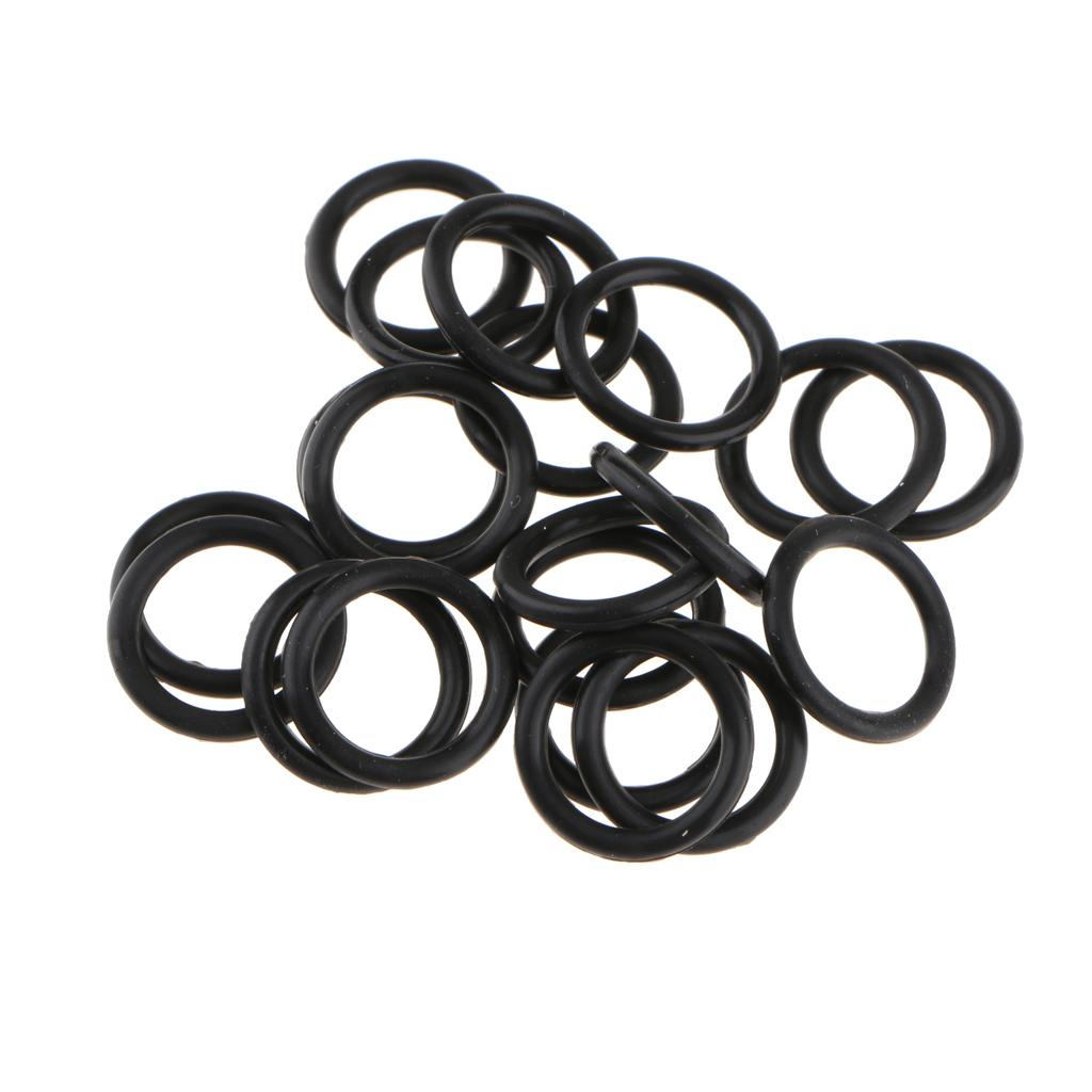 20 Miếng 12mm ID 15MM OD Ống tháo Cao Su O Nhẫn Harley