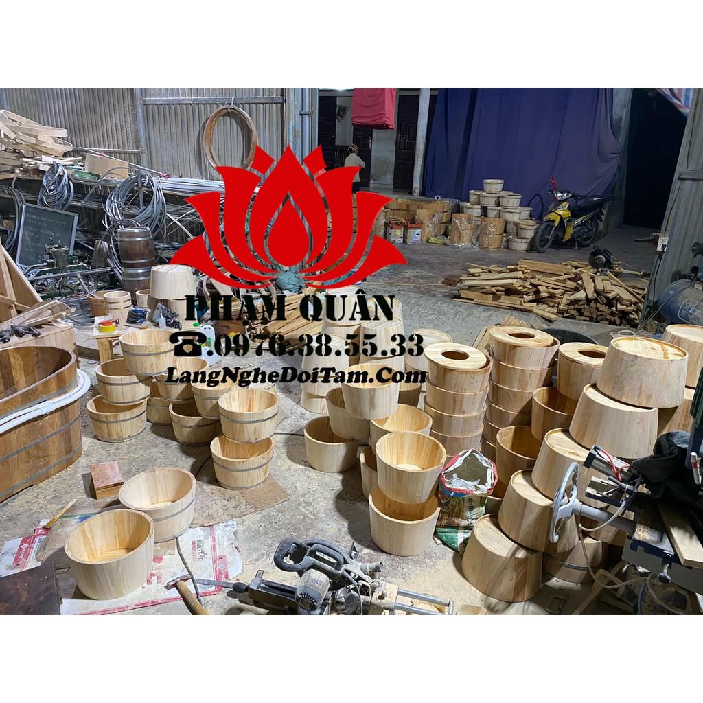 Chậu ngâm mông, xông phụ khoa,tắm cho bé, chậu gỗ ngâm mông