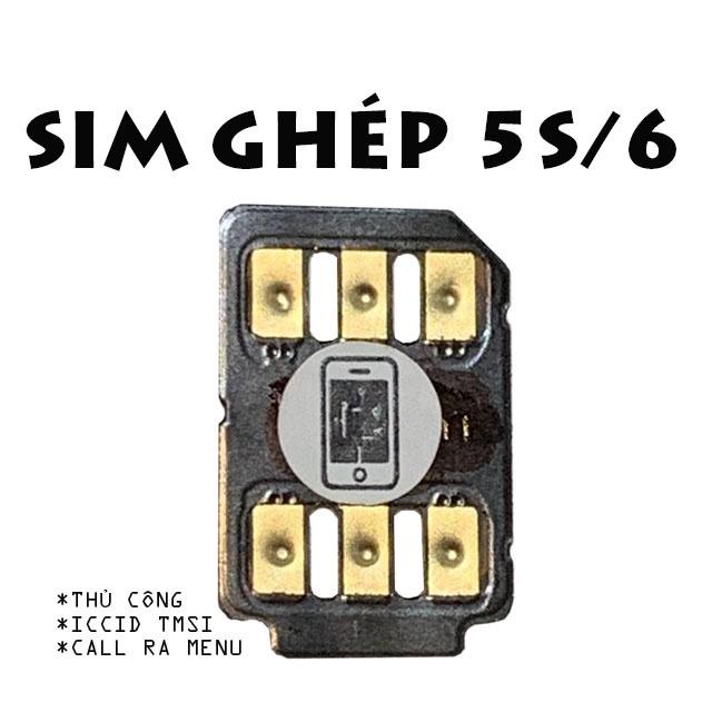 Sim Ghép HSiM cho iPhone 5 5S 6 6plus lock nhật mỹ canada...