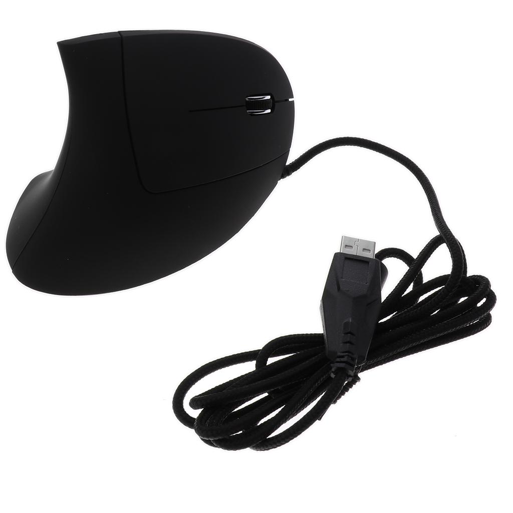 6D 2.4G Wired Optical Gaming Mouse 3200DPI Ergonomic Design Vertical Mice