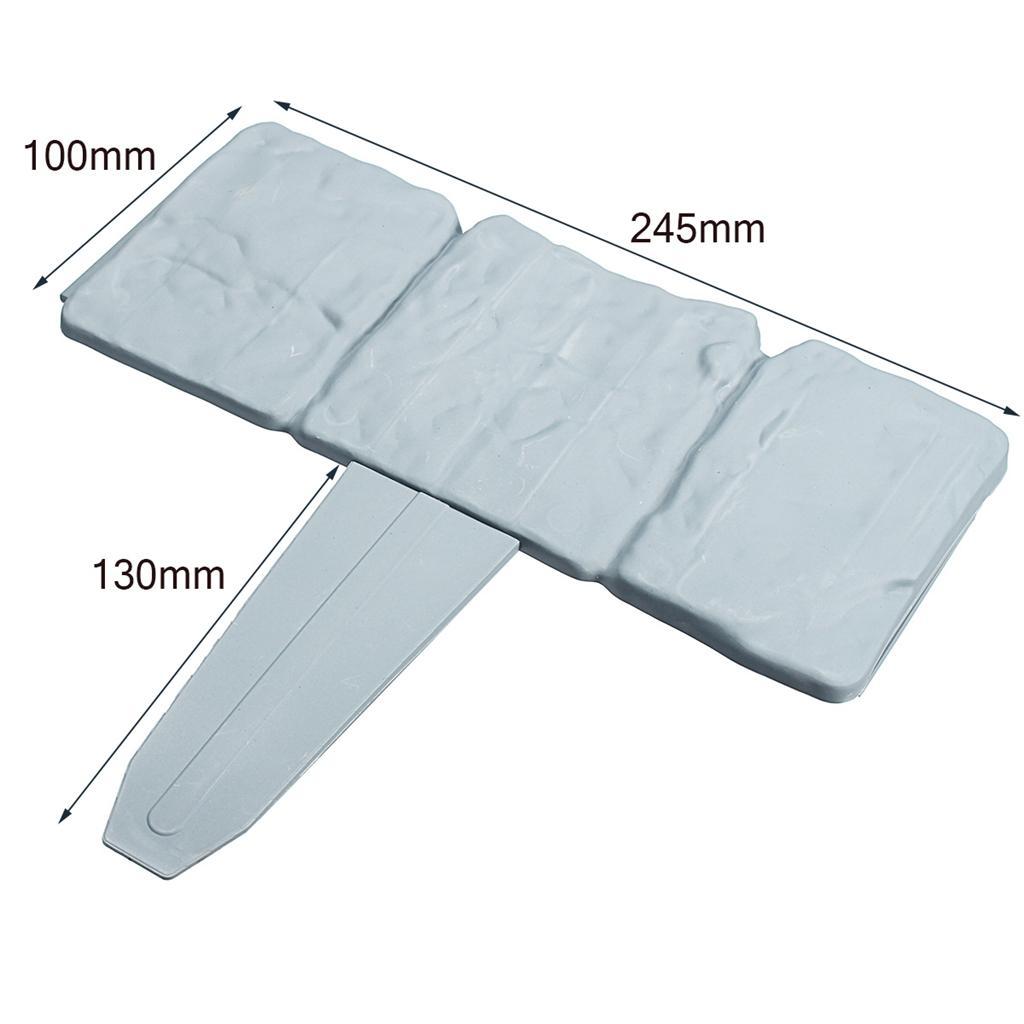 Garden Fence Roll Balcony Privacy Screen UV Protection Backdrop Gray