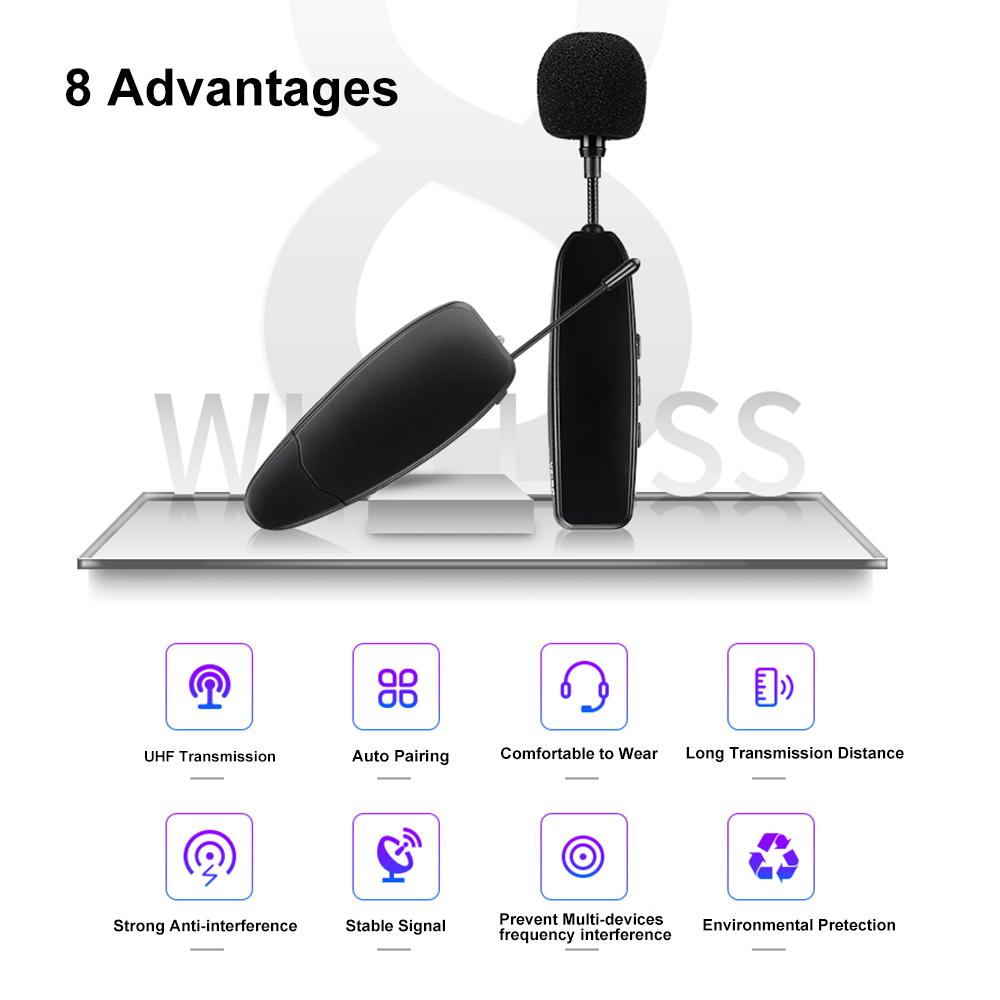 Micrô kiểu kẹp không dây chuyên nghiệp