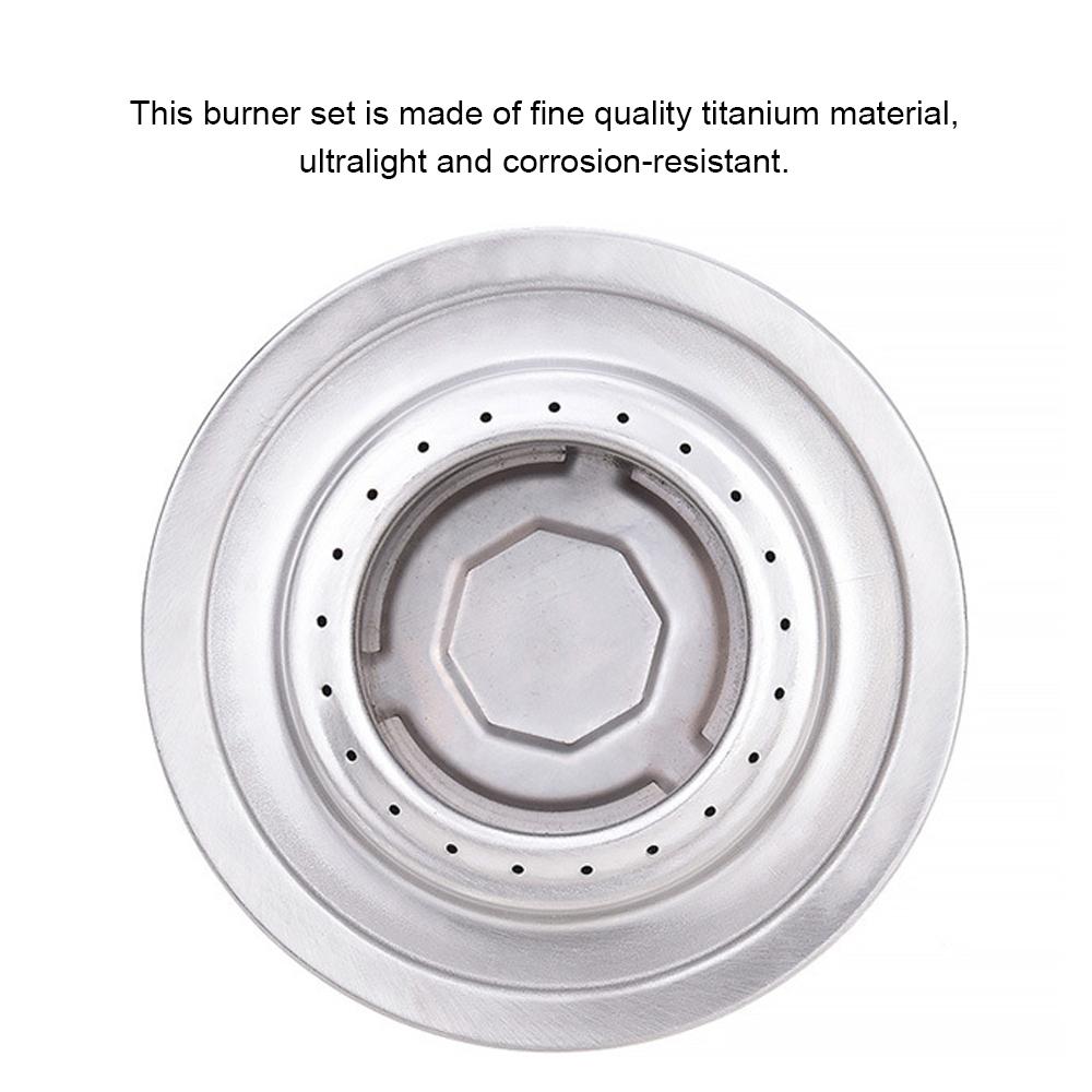 Đầu đốt di động siêu nhẹ bằng Titanium có giá đỡ