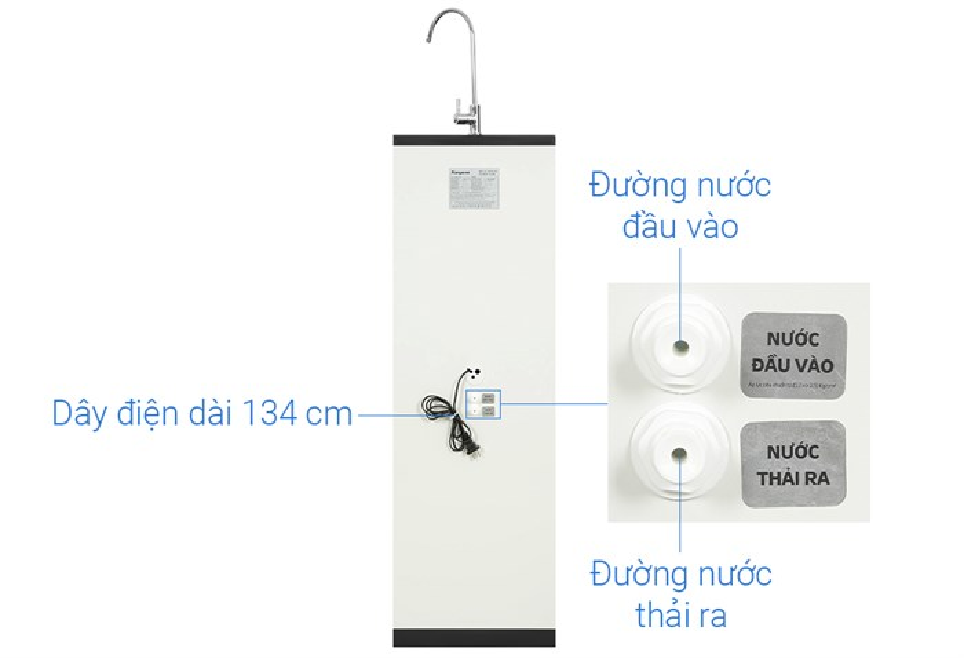 Máy lọc nước RO Kangaroo  10 lõi KG116I - HÀNG CHÍNH HÃNG - CHỈ GIAO HCM