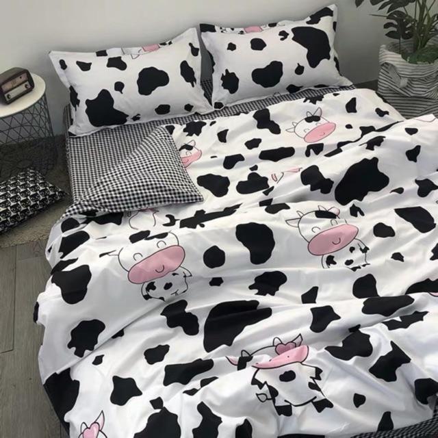 Poly Bò Sữa - bộ vỏ chăn ga giường