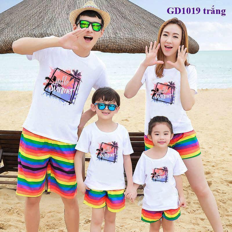 ÁO TEAM, nhóm, lớp, gia đình, thun đi biển - summer