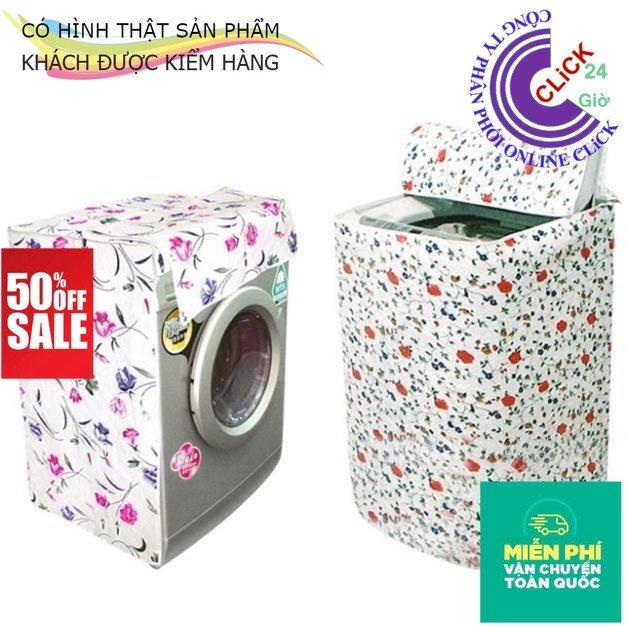 Bọc Máy Giặt Cao Cấp Cửa Đứng Và Cửa Ngang 9kg-11 kg Chống Thấm, Chống Bám Bụi, Tháo Lắp Dễ Dàng