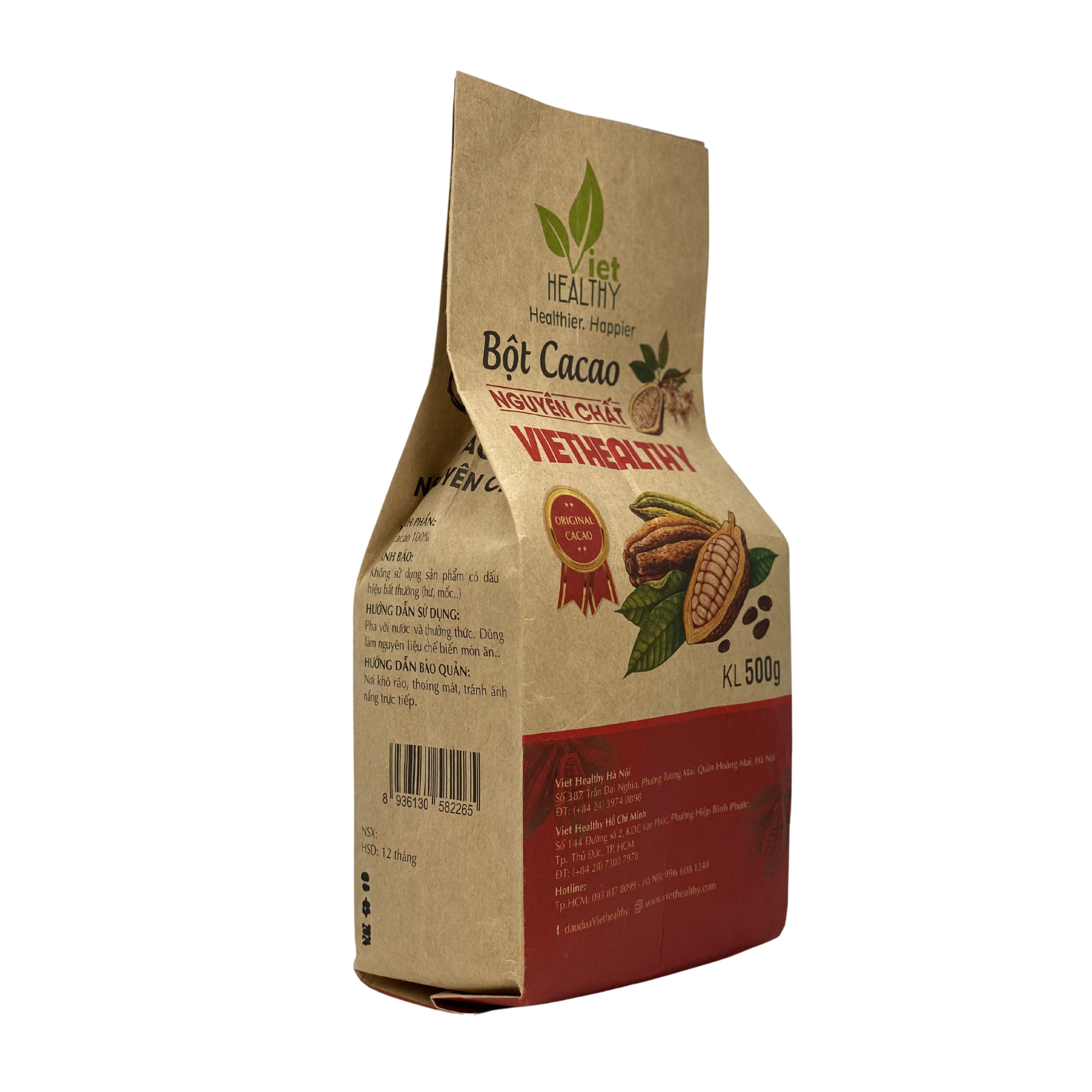  Bột Cacao nguyên chất 500g