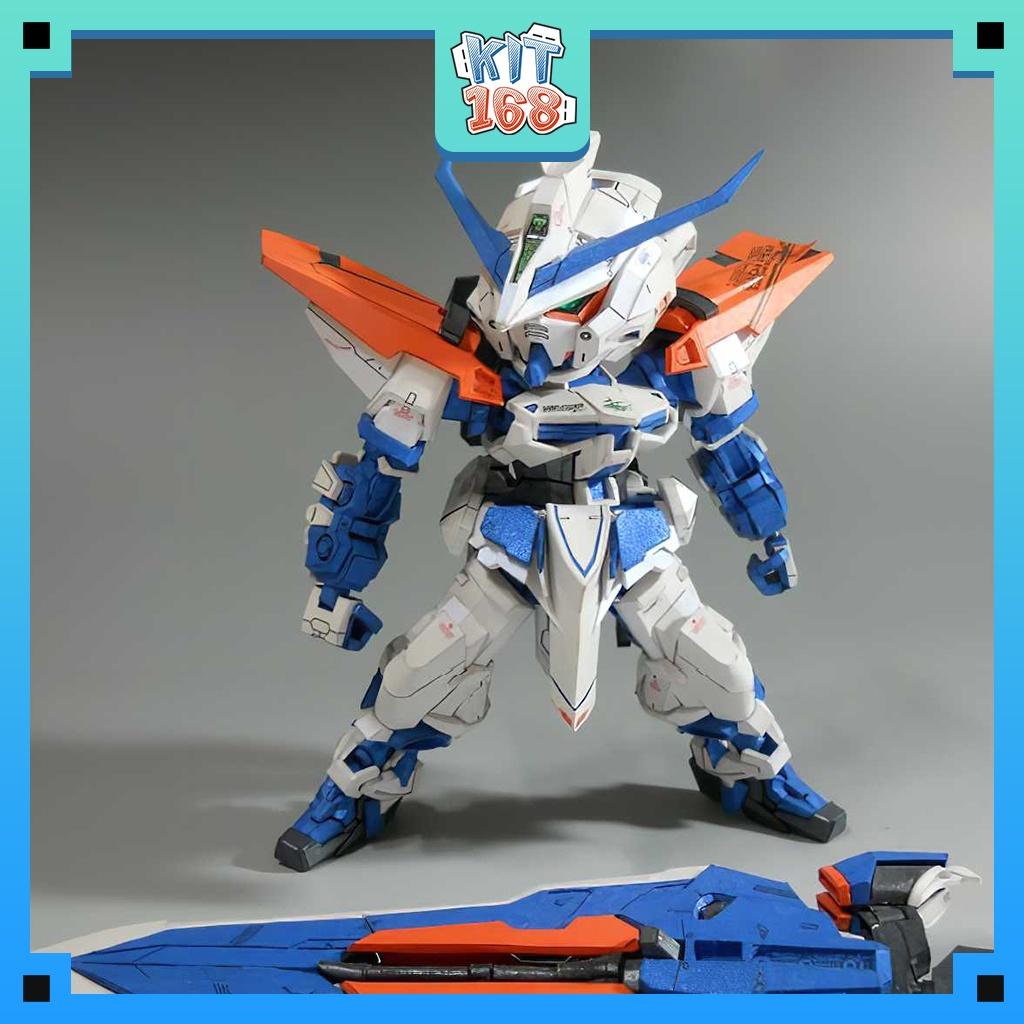 Mô hình giấy Anime Game Robot SD MBF-P03 Gundam Astray Blue Frame