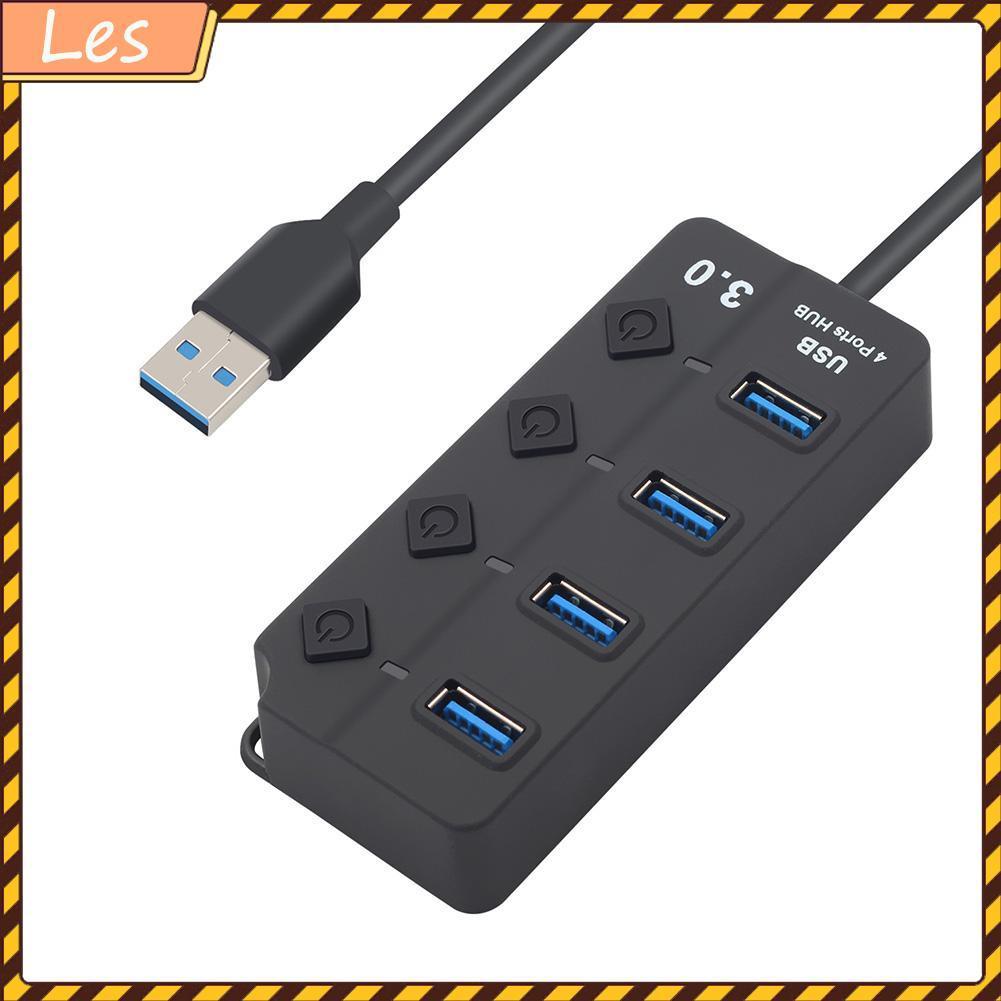 Hub chia cổng USB 3.0 có công tắc tiện lợi dành cho máy tính