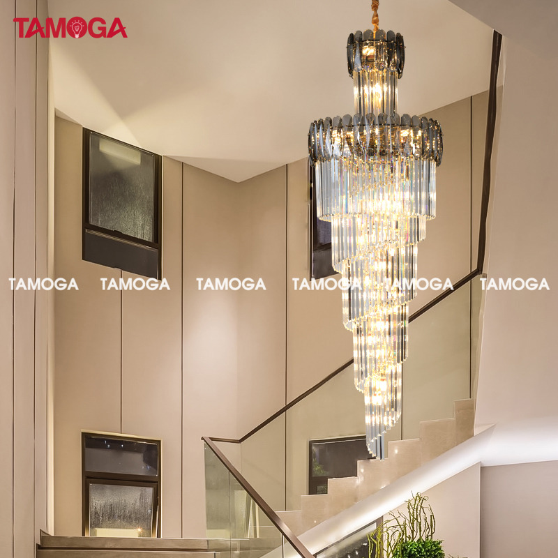 Đèn thả thông tầng pha lê TAMOGA LEWI MS012/600x1800