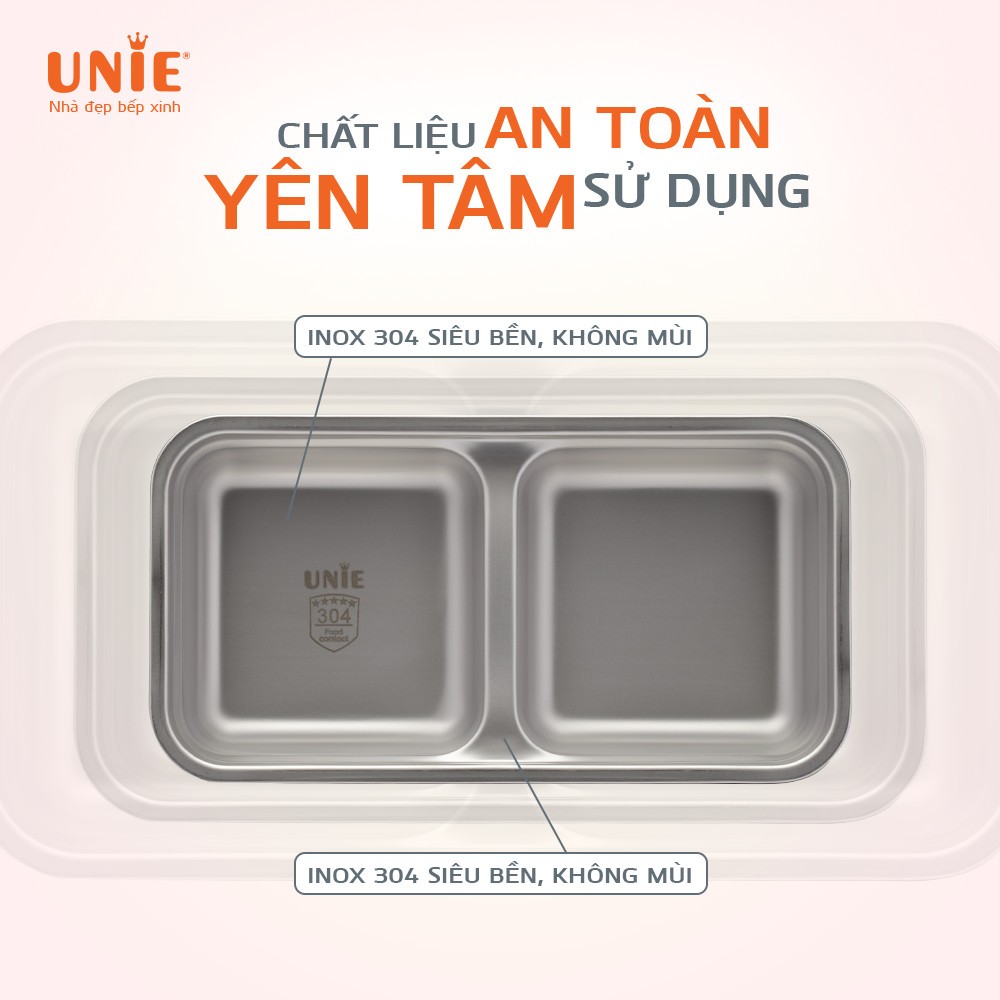 Hộp Đựng Cơm Thực Phẩm Cắm Điện Văn Phòng Cao Cấp UNIE UV-P1, Hàng Chính Hãng