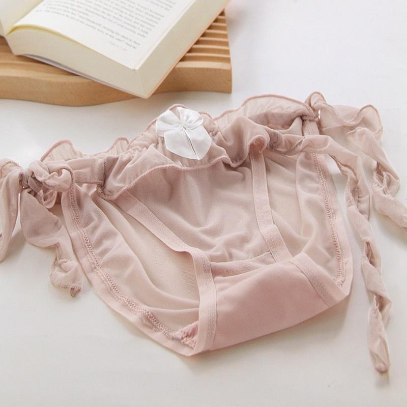 Quần Lót Nữ Ren Lưới Buộc Dây Hông Thời Trang Ngang Eo . Hàng Loại Đẹp.