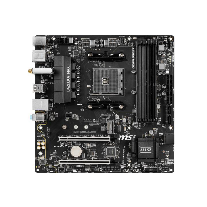 Mainboard MSI B450M BAZOOKA MAX WIFI - Hàng Chính Hãng