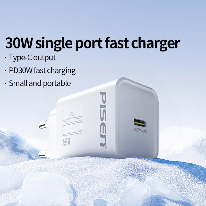 Sạc Nhanh Pisen Quick - Vivid USB-C 30W GaN